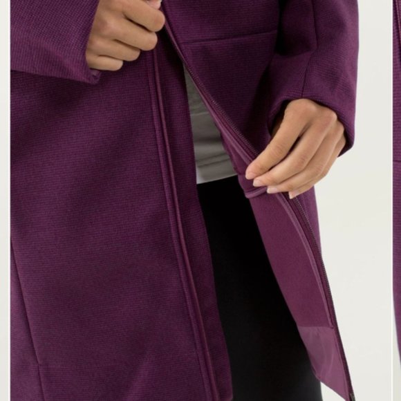 Lululemon City Softshell *Tweed Plum - Picture 7 of 14